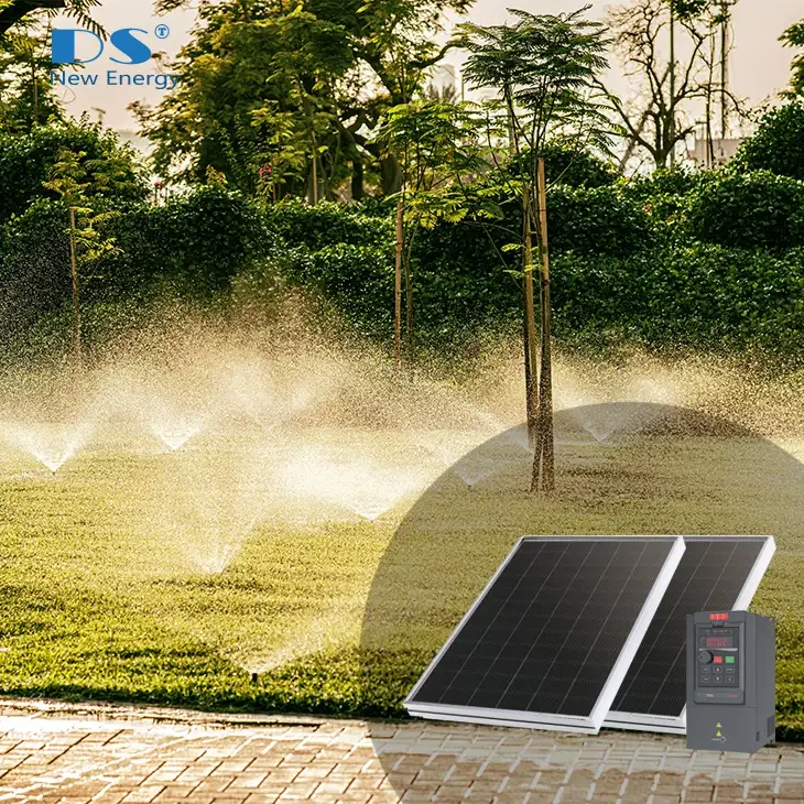 316.7kW सौर पैनल ने समायोज्य बढ़ते संरचना के साथ 185kW एसी वाटर पंप सिस्टम संचालित किया