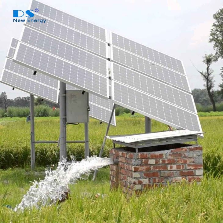 10KW सौर पैनल कृषि की सेवा के लिए 7KW एसी पानी पंप के साथ मेल खाता है